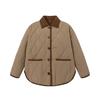 STIWAUP Invierno Nuevo Vintage Calabaza Cerdo Todo-combinable Chaqueta Holgada Acolchada de Algodón para Hombre y Mujer Ropa de Invierno Tipo Pan MY704