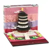 Notas Adhesivas Estéreo 3D, Productos Culturales y Creativos, Modelo de Escultura de Papel Gato de Azulejo, Souvenirs, Regalos de Beijing, Adornos de Escritorio de Harbin