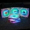 Ventoinha de gabinete Prism 7ª geração espelho plano pro silenciosa 12CM computador de mesa ARGB ventoinha de resfriamento controle de temperatura alta velocidade
