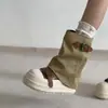 Botas cortas de mujer de moda con suela gruesa, nuevo estilo vintage para aumentar la altura verano 2026, adecuadas para faldas, botas versátiles de suela blanda estilo bootcut