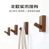 Gancho de Madera Escandinavo Gancho Creativo para Abrigos Colgante de Pared para Entrada Dormitorio Sala de Estar Baño Perchero sin Rastro para Pared