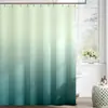 Cortina de ducha transfronteriza con diseño de ola de mar color lila degradado, impresa digitalmente, cortina divisoria impermeable y a prueba de moho para baño