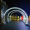 Arco Túnel del Tiempo Espectáculo de Luces Luz de Forma Cuadrada Iluminación Comercial de Calle Luz Decorativa Exterior Led Dragón Luz Animal