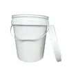 Cubo de plástico de 25L con tapa de presión, engrosado, con asa, cubo sellado, cubo para pintura química, cubo de embalaje para almacenamiento de agua de grado alimenticio, al por mayor