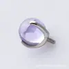 Arete de aleación de titanio F136 con bola de circón, piercing labial, piercing lingual, titanio con rosca interna, piercing de hueso de oreja de circón, aretes para perforaciones