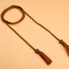 Simples borla cintura corda tecida nó cinto feminino fino vestido decorativo All-match artístico estilo coreano corda de algodão fino