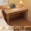 Mesa de madeira maciça, mesa de computador para casa, mesa de escritório simples para desktop, mesa de escrita para estudante de quarto, mesa de estudo para apartamento pequeno