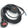 Cable de alimentación británico de tres conductores Enchufe estándar británico Enchufe de protección contra fugas dividido Fusible Enchufe estándar británico Enchufe para calentador de agua