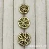 Botões metálicos redondos, vazados, para ternos, casacos de lã tricotada e outras peças de vestuário; botões decorativos simples e versáteis para costura à mão