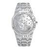 Relojes de la marca MISSFOX explosiones de comercio exterior Europa y Estados Unidos gran moda estrellas creativas Relojes de diamantes para hombre