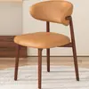 Silla de Comedor Imitación Madera Maciza Silla Hogar Moderna Sencilla Silla Nórdica Restaurante Hotel Mesa de Comedor Taburete Respaldo Ocio Silla de Escritorio