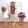 Arreglos Florales de Rosas Artificiales Transfronterizos, Arreglos Florales para Pasillo de Bodas, Flores para Decoración de Hoteles, Decoraciones de Boda, Bolas de Flores Artificiales, Arreglos Florales