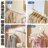 Perchero plegable de ventosa, perchero retráctil de pared, no requiere taladro, para balcón y baño, herramienta de almacenamiento para ropa y toallas
