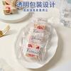 Bolsa de embalaje crujiente con forma de copo de nieve inglés esmerilado grueso estilo Ins, bolsa para galletas de leche y azufaifo, bolsa para máquina de dulces para hornear galletas