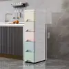 Gabinete de Almacenamiento de Relleno de Espacios Amplios Tipo Cajón de 15/18/25cm Estante de Almacenamiento de Cocina Gabinete Estrecho de Almacenamiento para Baño Caja de Almacenamiento