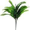 Atacado do Fabricante Flor Artificial Folha Persa Folha de Samambaia Ramo de Grama Acessórios de Parede de Plantas Cena Verde Grama Persa
