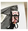 Bolso Pequeño Cuadrado Fresco y Dulce para Mujer, Bolso para Teléfono Móvil, Nuevo Estilo Verano 2026, Bolso de Hombro con Estampado Elegante, Bolso Cruzado de Diseño de Nicho
