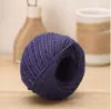 Cuerda de yute de colores hilo para manualidades fino grueso tejido a mano trenzado cuerda artículo decorativo hilo de lino material de colores estilo retro