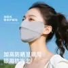 Mascarilla de Protección Solar Verano Seda de Hielo para Mujer Anti-UV Alta Calidad para Ciclismo al Aire Libre Transpirable Mascarilla Upf50+