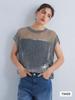 Tejido de Punto con Diseño Hueco para Mujer Verano Sexy Nuevo Casual Estilo Vacaciones Cuello Redondo Sin Mangas Chaleco Camiseta Top