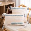 Homestay ins Style Tufted Pillowcase Nordic Geometric Sala de Estar Sofá Almofada Cintura Almofada Rainbow Tassel Quarto Almofada