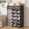 Zapatero Gabinete de Almacenamiento para Recibidor de Casa Montado en Pared Integrado Nuevo 2026 Zapatero Pequeño para Dormitorio Resistente y Duradero