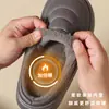 Nuevas Zapatillas de Algodón Impermeables de Cuero PU para Hombres de Mediana Edad y Mayores Otoño e Invierno Antideslizantes para el Hogar Sin Olor de Interior Zapatillas de Algodón Gruesas con Felpa