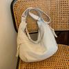 Elegante simples estilo coreano saco de bolinho de massa este ano popular nova bolsa de ombro de alta textura grande capacidade tote crossbody saco das mulheres
