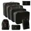 2025 Novas Sacolas Organizadoras Populares para Cosméticos, Mudança, Viagem, Conjunto de Sete Peças para Roupas, Colchas, Roupa Íntima, Desktop Atacado