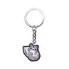 Lindo llavero de gato PVC pegamento suave animal de dibujos animados llavero bolso colgante gatito accesorios DIY venta al por mayor