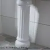 Lavabo de pedestal de cerámica de tres agujeros de un solo agujero lavabo baño balcón lavabo de doble agujero lavabo de pie de dos agujeros