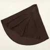 Sombrero Bufanda Malayo de Comercio Exterior Delgado, Sombrero Base de Color Sólido de Lino de Cristal, Sombrero Pullover Transpirable de Gran Tamaño para Mujer
