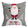 Capa de Almofada de Natal Papai Noel Desenho Animado Estampa de Alce Capa de Almofada Transfronteiriça Yama Decoração para Casa Capa de Almofada Decorativa