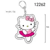 Llavero acrílico de Sanrio Cinnamoroll y My Melody, colgante para mochila, linda decoración para coche, Hongyao