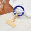 Cordão de Celular Totalmente de Diamante para Mulheres, Chaveiro de Cristal de Luxo Leve de Alta Qualidade, Acessório de Corrente de Celular Pendente Curto da Moda