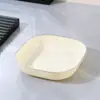 Plato para Huesos de Crema Viento Hogareño Bocadillos Dulces Bocadillos Fruta Seca Plato de Plástico Plato para Huesos Plato para Bocadillos y Frutas Plato Pequeño