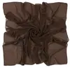 Chiffon 110 x 110cm Quadrado Grande Transfronteiriço Cor Sólida Pérola Chiffon Lenço Lenço Quadrado Malaio Cobertura de Cabeça