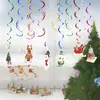 Árvore de Natal em Espiral de PVC para Pendurar, Guirlanda com Bolas de Cristal, Decoração de Cena de Festa, Suprimento Transfronteiriço da Amazon