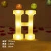Ventas Directas de Fábrica Luz de Modelado de 26 Letras Inglesas Luz Decorativa para Boda, Propuesta, Confesión Luz Nocturna Forma de Letra Mediana