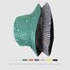 Aliexpress Sombrero de Pescador Reversible Temu Venta al por Mayor Estampado de Espiga Sombrero de Pescador Ala Ancha Fabricante Protección Solar Ala Ancha