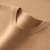Suéter de Cachemira para Bebé de Terciopelo Baicai para Hombre Cuello Redondo Bajo Casual de Negocios Suéter de Cachemira Tejido Otoño Invierno