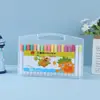 Bolígrafo Marcador Acrílico Nuevo Producto Transfronterizo 603-48 Forma Triangular, Bolígrafo de Pintura Regular para la Temporada de Regreso a Clases, Bolígrafo de Pintura a Base de Agua para Niños