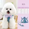 Guia de cachorro para cães pequenos e médios, coleira peitoral para passear com cães, especificamente para Bichon Frisé e Poodle Toy, coleira peitoral durável para uso ao ar livre
