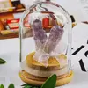 Botella de Deseos de Grava de Cristal Natural, Árbol del Dinero, Decoración de Escritorio de Oficina, Botella de Paisaje de Cristal Amarillo y Morado, Venta al por mayor de Artesanías