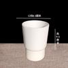 Macetas para Suculentas Macetas de Cerámica para Suculentas Macetas de Porcelana Blanca Macetas Simples Hechas a Mano Plantas Suculentas Flores Pequeñas Huaishai