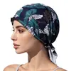 Nuevo Sombrero para Mujer Gorro Corto Pañuelo para la Cabeza Sombrero Elástico de Algodón Moderno Versátil Delgado Transpirable Sombrero Postparto Sombrero para Cabeza Calva