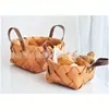 Cesta de Almacenamiento Tejida con Virutas de Madera Hecha a Mano por el Fabricante Almacenamiento de Artículos Varios de Cocina Cesta para Catering Cesta para Frutas Picnics Cesta para Verduras
