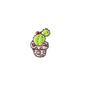 Transfronterizo Caliente AliExpress Caliente Dibujos Animados Creativo Divertido Broche Planta Cactus Combinación Maceta Goteo de Aceite Broche