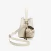 Bolso de Moda con Patrón de Lichi 2026 Nuevo Más Vendido para Mujer, Bolso de Hombro, Bolso Cubo Elegante Versátil de Nicho
