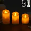 Vela de Luz Digital Artificial LED Control Remoto Atmósfera Teatro Folclórico Script Killing Room Escape Accesorio Decorativo de Mano Vela